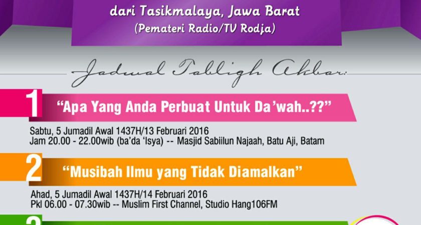 Apa yang Anda Perbuat untuk Dakwah