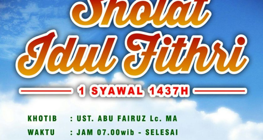 Khutbah Ied 1437 H