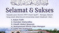 Tahniah Untuk Santri PPIT Yang Telah Diterima di Universitas Islam Madinah