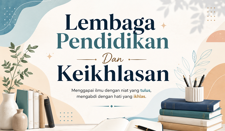 Lembaga Pendidikan Dan Keikhlasan